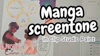 Shoujo Manga Screentone Tips & Tricks using Clip Studio Paint