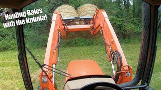 Making and Hauling Round Bales | 2nd Cutting 2023