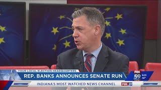 GOP Congressman Jim Banks announces Senate run