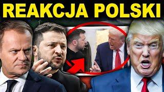 MOCNA REAKCJA POLSKI NA KŁÓTNIE TRUMP - ZEŁENSKI