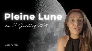 PLEINE LUNE DU 21 JUILLET 2024 : CONJONCTION LUNE - PLUTON