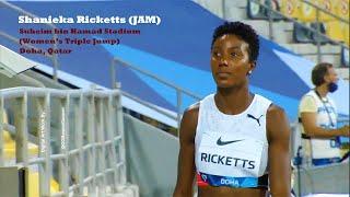 Shanieka Ricketts (JAM) - Women's Triple Jump.  Suheim bin Hamad Stadium, Doha, Qatar.  May 28, 2021