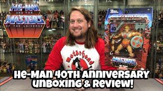 40th Anniversary He-Man Masterverse Unboxing & Review!