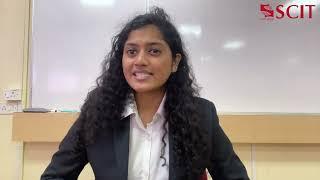 MBA (Data Analytics & Data Sciences) student talks about the experience at SCIT!