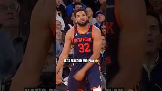 KAT didn't get the call, then casually hits the turnaround 