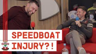 "I INJURED MYSELF ON A SPEEDBOAT!" | James Beattie reveals attempts to cover up embarrassing injury