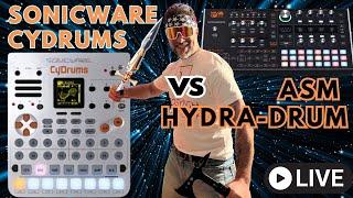 BREAKING: SONICWARE CYDRUMS VS ASM HYDRA DRUM | THAT SYNTH SHOW LIVE