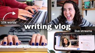 Writing Vlog ️ *10k Weekend feat. some incredible #authortube channels!*