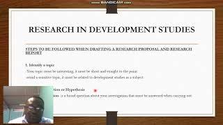 Development studies.1