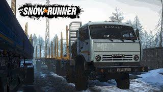 Loading logs in Amur | Snowrunner 4K