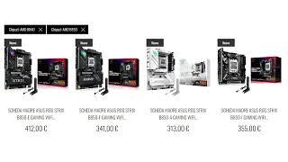 ASUS B850 and B840 Motherboards Listed On Retailer, ROG Strix, TUF, and Prime Series Models Start At