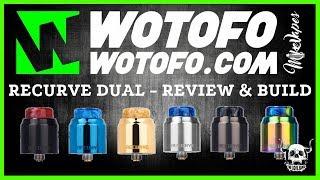 WOTOFO & MIKE VAPES Recurve Dual RDA Review & Build - Ultimate Flavour Machine!