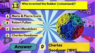 Discoveries and Inventions Part 1- MCQs | My Quiz Corner