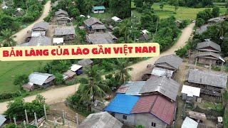 Panoramic view of Laos' village near the Vietnamese border with many strange stories