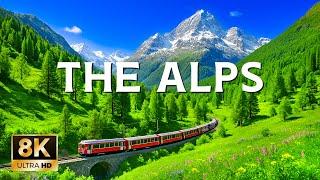 Alps 8K ULTRA HD ️ Discover Europe’s Alpine Majesty with Dreamy Piano Music | (8K Nature Relaxing)