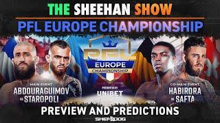 The Sheehan Show: PFL Europe Championship Preview