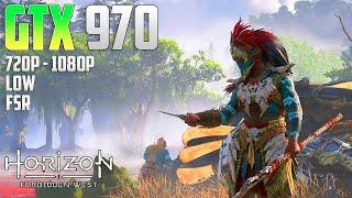 Horizon Forbidden West GTX 970 | 720p | Low & FSR