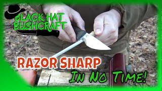 Honing WC Knives Woodsman's Grind: A Simple Method for a Razor Edge