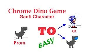 Cara Ganti Dino Chrome Jadi Sonic | Change Dino Chrome to Sonic | Windows