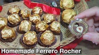 Ferrero Rocher Chocolate Recipe At Home - Homemade Chocolate Recipe | Kanak's Kitchen