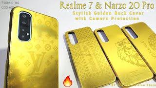 Realme 7 & Narzo 20 Pro Golden Back Cover || Realme 7 & Narzo 20 Pro Best Cover