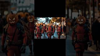 DEADPOOL CLONES HALLOWEEN  AI #deadpool #marvel