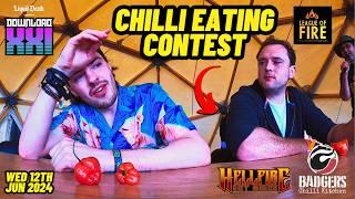 CHILI PEPPER EATING CONTEST  Spicy Showdown at Download Festival 2024 #DLXXI