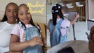 Alexis Skyy's Daughter Alaiya Sets Up Equipment For Her Own Show On Ray J's Tronix Network! 