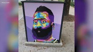 The story behind the Rockets street art outside the Toyota Center