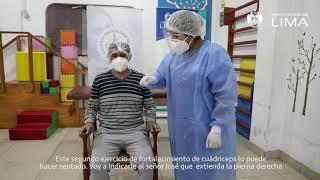 Ejercicios de terapia física y rehabilitación para pacientes adultos mayores con artrosis