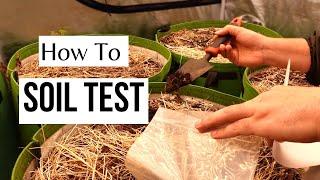 How To Take A SAMPLE For A SOIL TEST