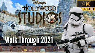 DISNEY'S HOLLYWOOD STUDIOS WALK THROUGH 2021 | 4K UHD Complete Walking Tour