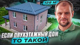 Двухэтажный дом из газобетона в классическом стиле: стоимость, архитектура, обзор планировки.