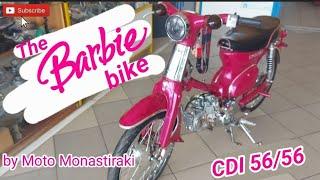 The barbie bike .. το 56αρι της νεαρής Αναστασίας από τα Φαρσαλα! #honda #c50  #restorationbykostas