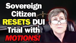 Sovereign Citizen's SHOCKING DUI Trial Reset Strategy!