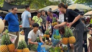 2 Years Alone in Forest, Harvest big pineapples, big papaya go market sell,Raise chickens ducklings