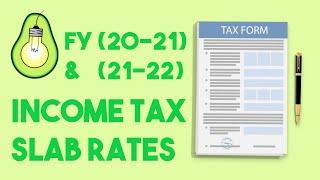 Income Tax Slab Rates FY 2020-21 & FY 2021-22