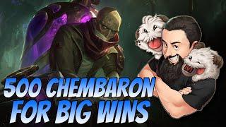 500 Chem Baron for Big Wins! | TFT Into the Arcane | Teamfight Tactics