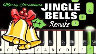 Jingle Bells  | Piano tutorials | Piano Notes | Piano Online #pianotimepass #jinglebells #christmas