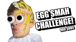 EGG SMASH CHALLENGE! | 900 Subscribers