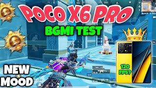 Poco x6 pro  bgmi test 3.3 update new mood rush gameplay 