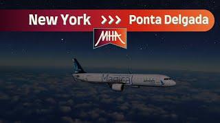 [MSFS] HorizonSim A321neo | New York (KJFK) - Ponta Delgada, Azores (LPPD) | Full Flight