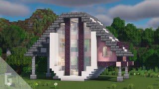 Minecraft Cherry Log Modern House