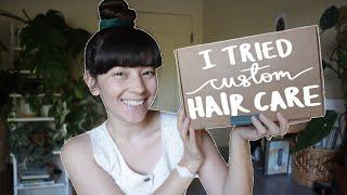 How I grew long hair & trying out custom hair care *not sponsored*