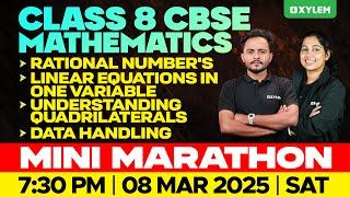 Class 8 CBSE Maths | Mini Marathon | Xylem Class 8 CBSE