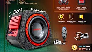 need for speed active and passive boombox || dual 10inch subwoofer with built in powerful amplifier