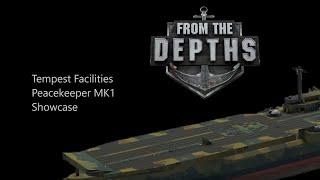 From the Depths - Escort Aircraft Carrier Peacekeeper Battle Scrub Showcase