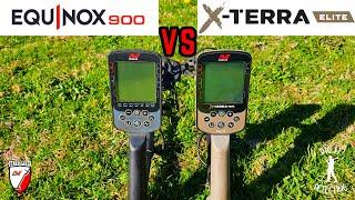 X-TERRA-ELITE VS EQUINOX 900! Minelab Metal Detectors.