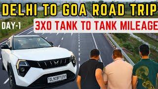 4,500 km Road Trip Begins In Mahindra Xuv 3xo | Tank To Tank Mileage Test