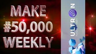 Make #50,000+ Weekly with ULTRON Coin ULX Stake and Keep Gaining For 5 Years
